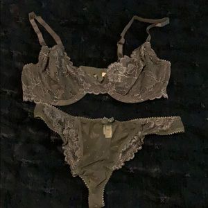 Lace Bra and bottoms